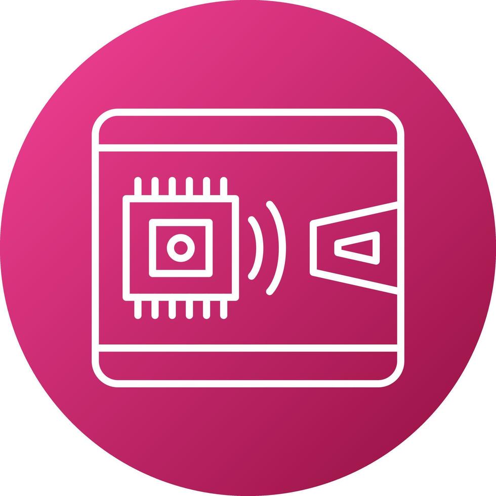 Electronic Wallet Icon Style vector