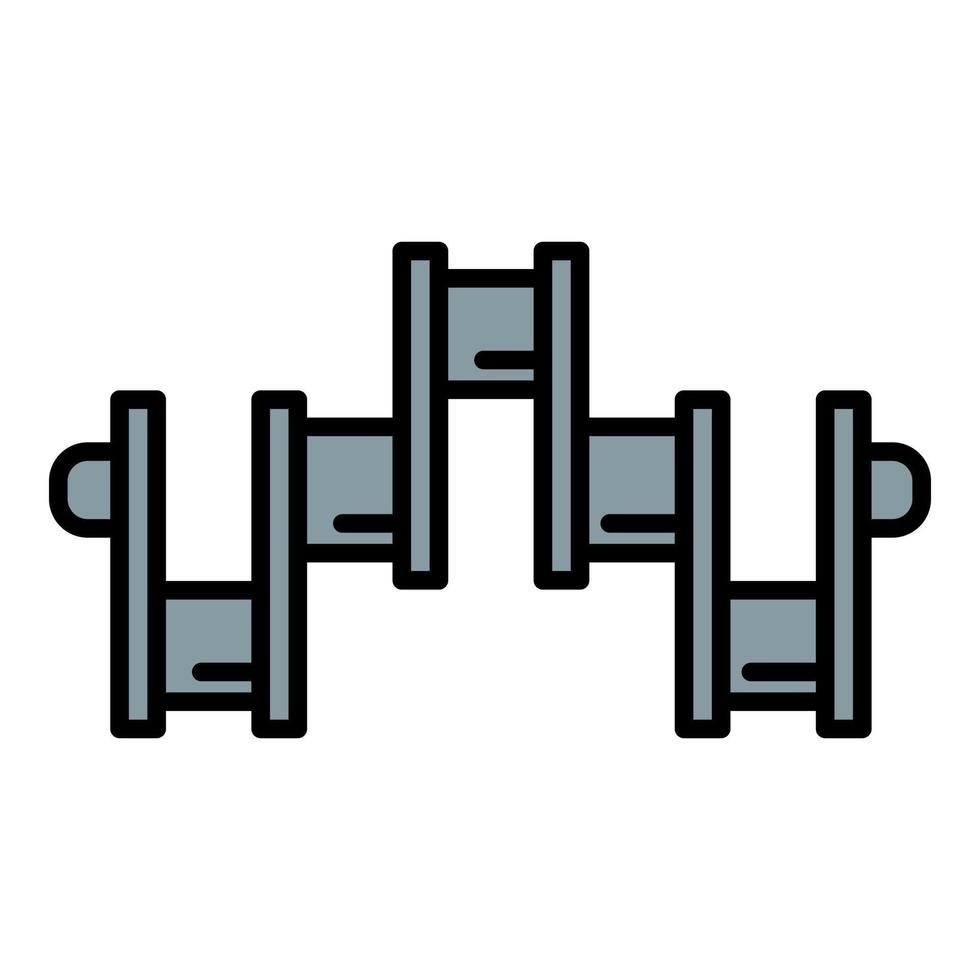 Car motor part icon outline vector. Auto engine vector