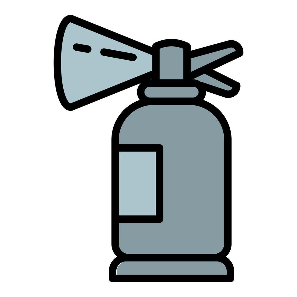 Car fire extinguisher icon outline vector. Car part vector