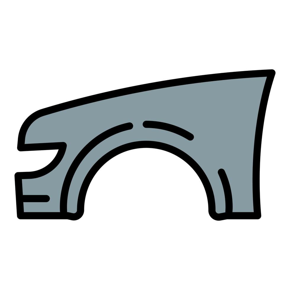 Car part icon outline vector. Auto motor vector