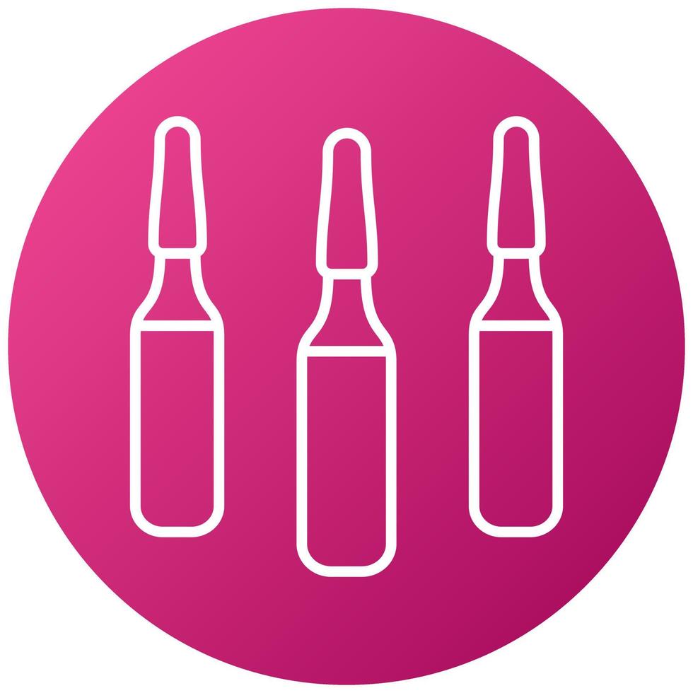 Ampoule Icon Style vector