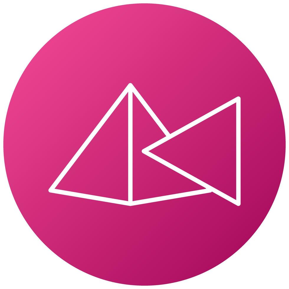 Prism Icon Style vector