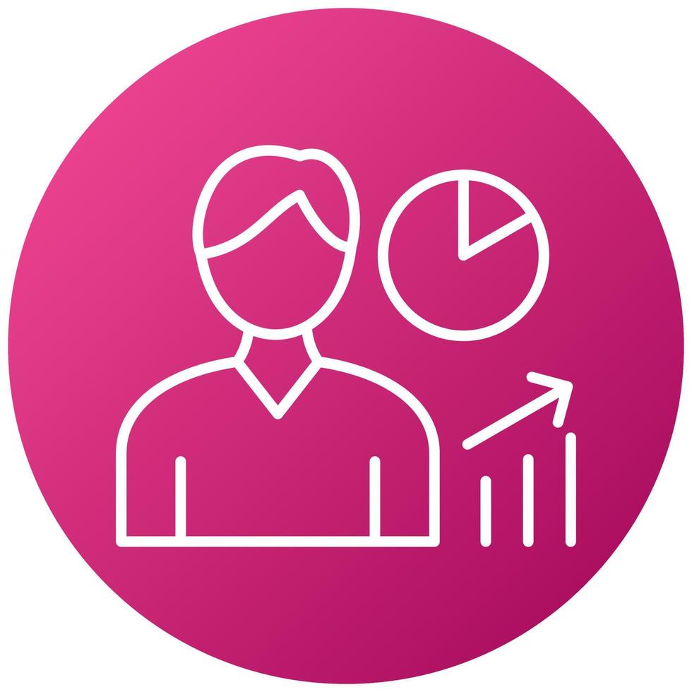 Human Analysis Icon Style vector