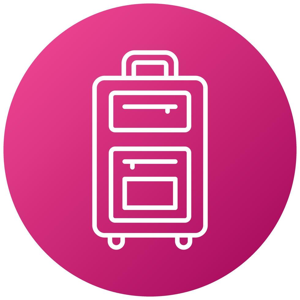 Luggage Icon Style vector