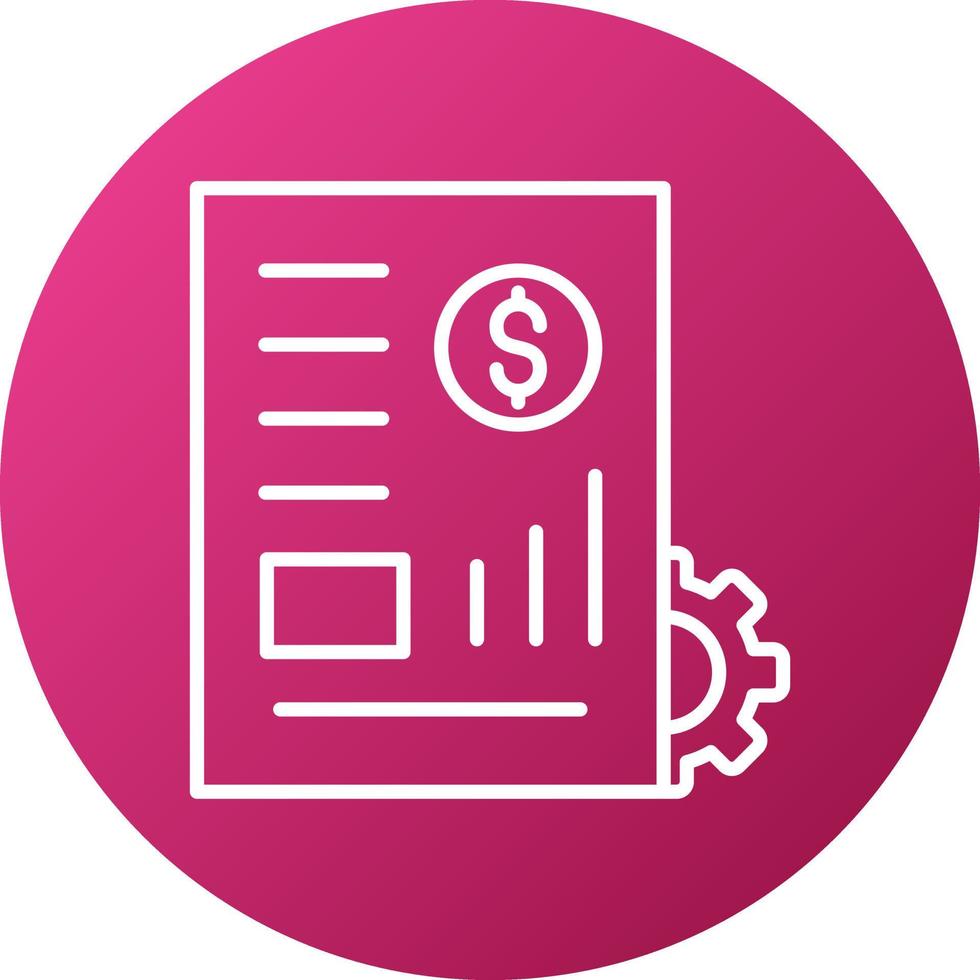 Portfolio Management Icon Style vector