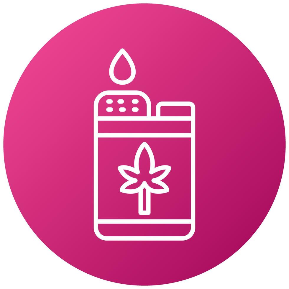 Cbd Vaping Icon Style vector