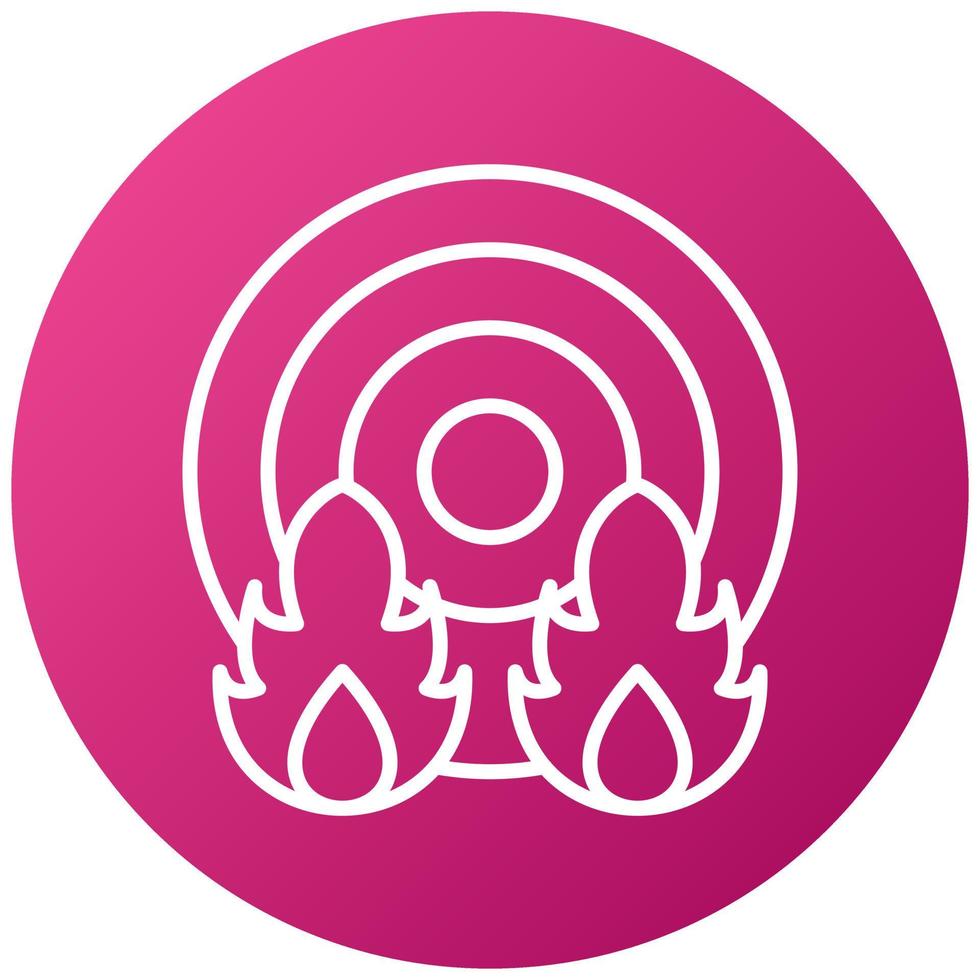 Inflammation Icon Style vector
