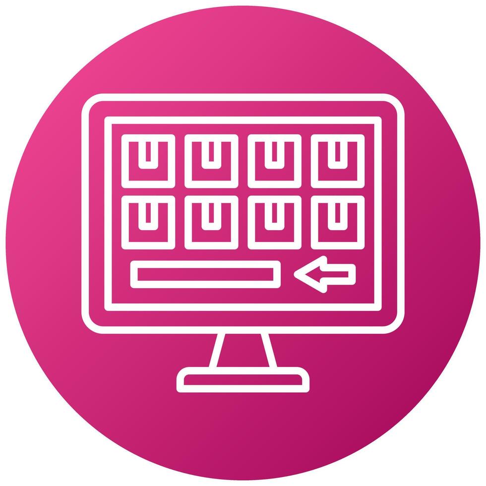 Initial Purchase Quantity Icon Style vector
