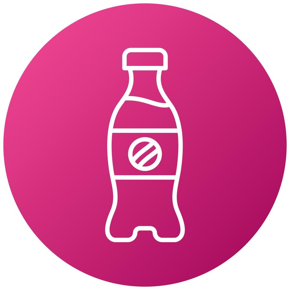 Cola Bottle Icon Style vector