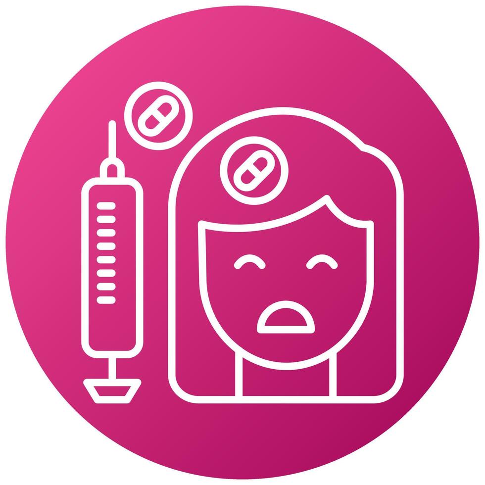 Addiction Icon Style vector