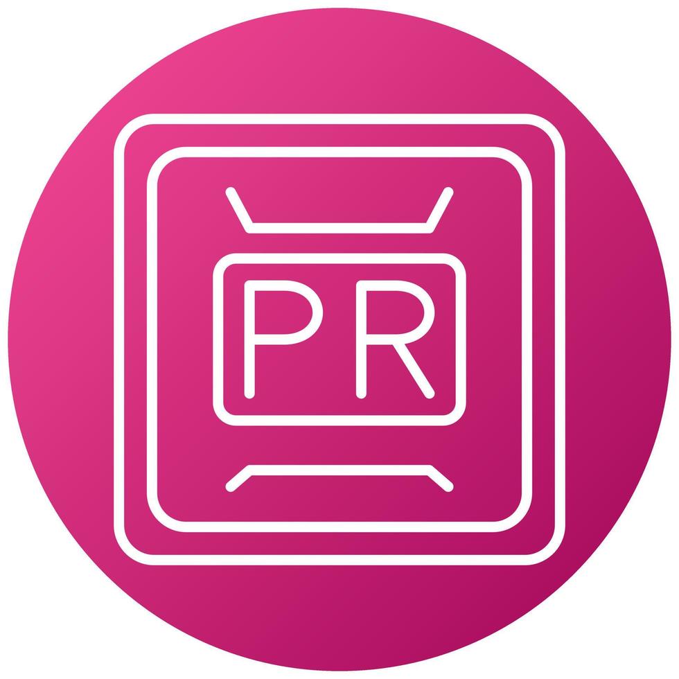 Premiere Icon Style vector