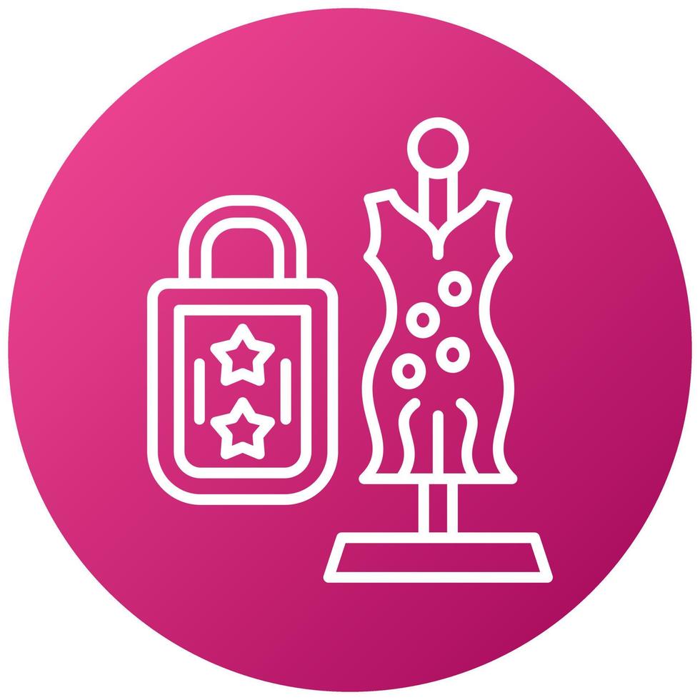 Fashion Merchandising Icon Style vector