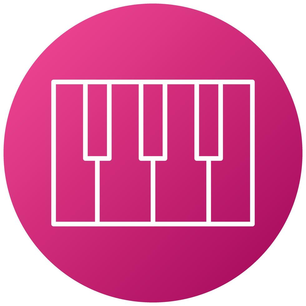 Piano Icon Style vector