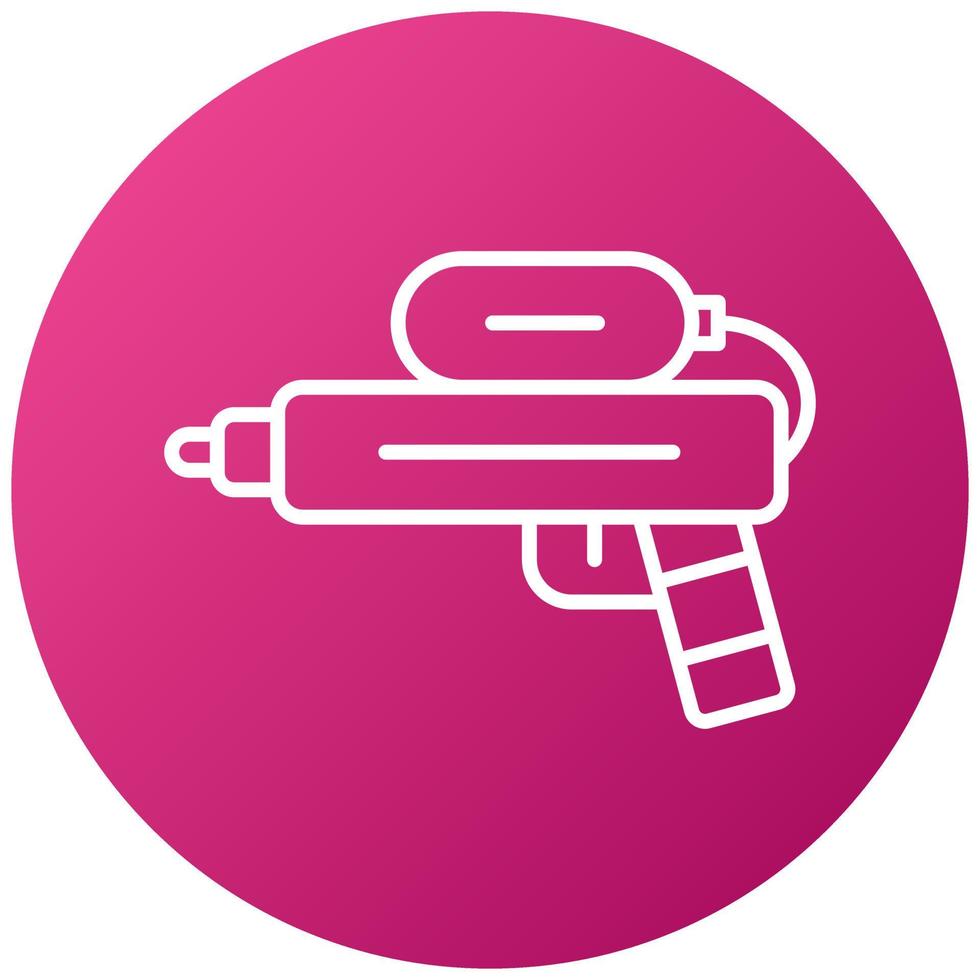 Water Gun Icon Style vector