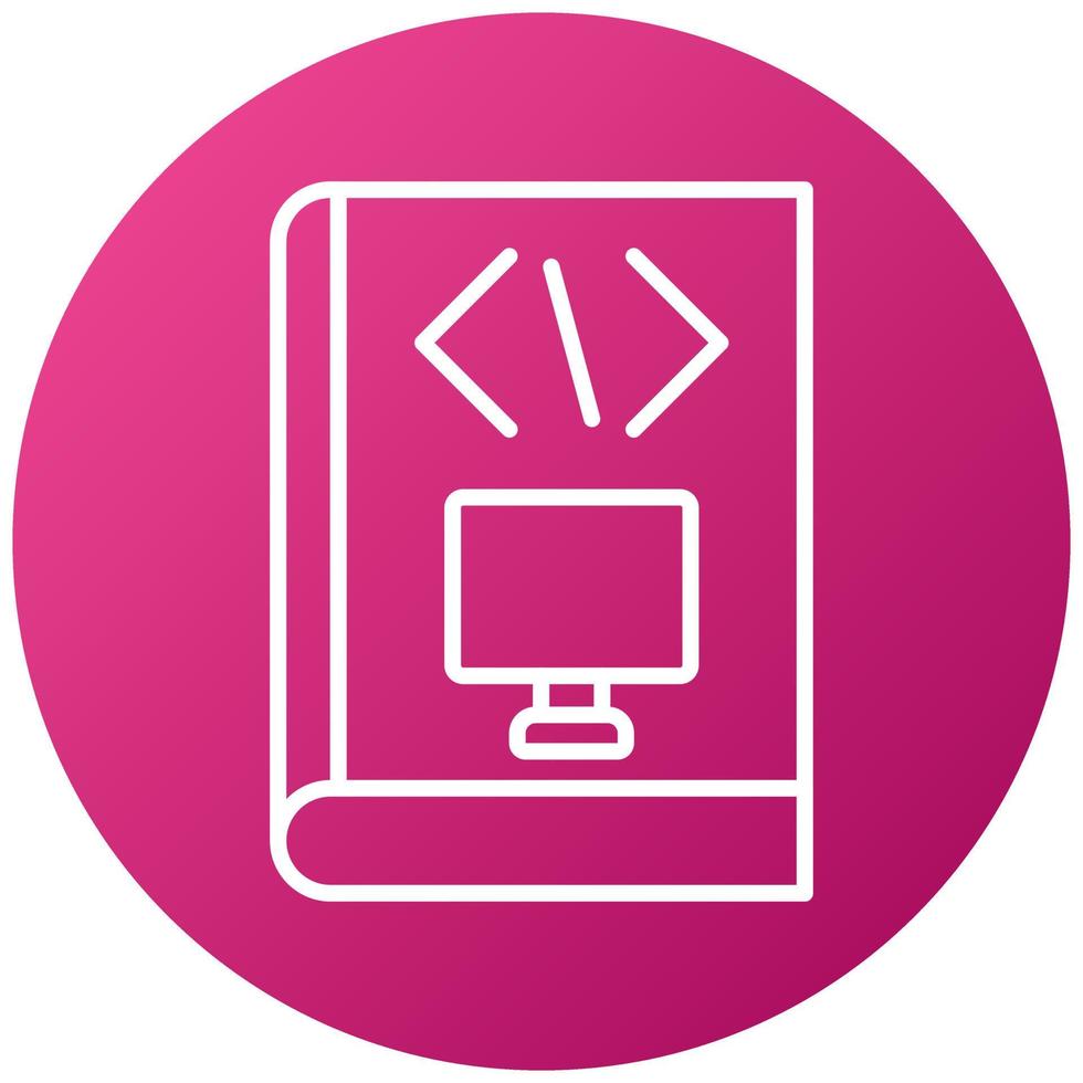 Computer Science Course Icon Style vector
