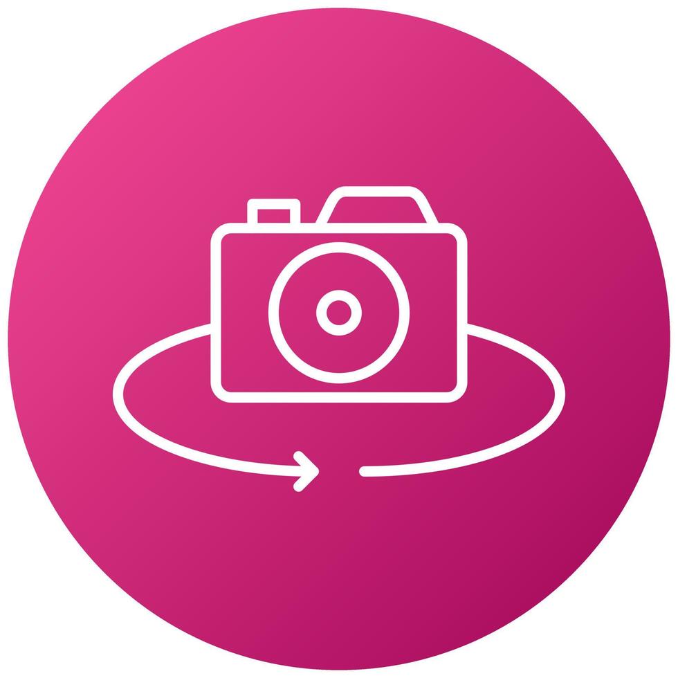 Front Camera Icon Style vector