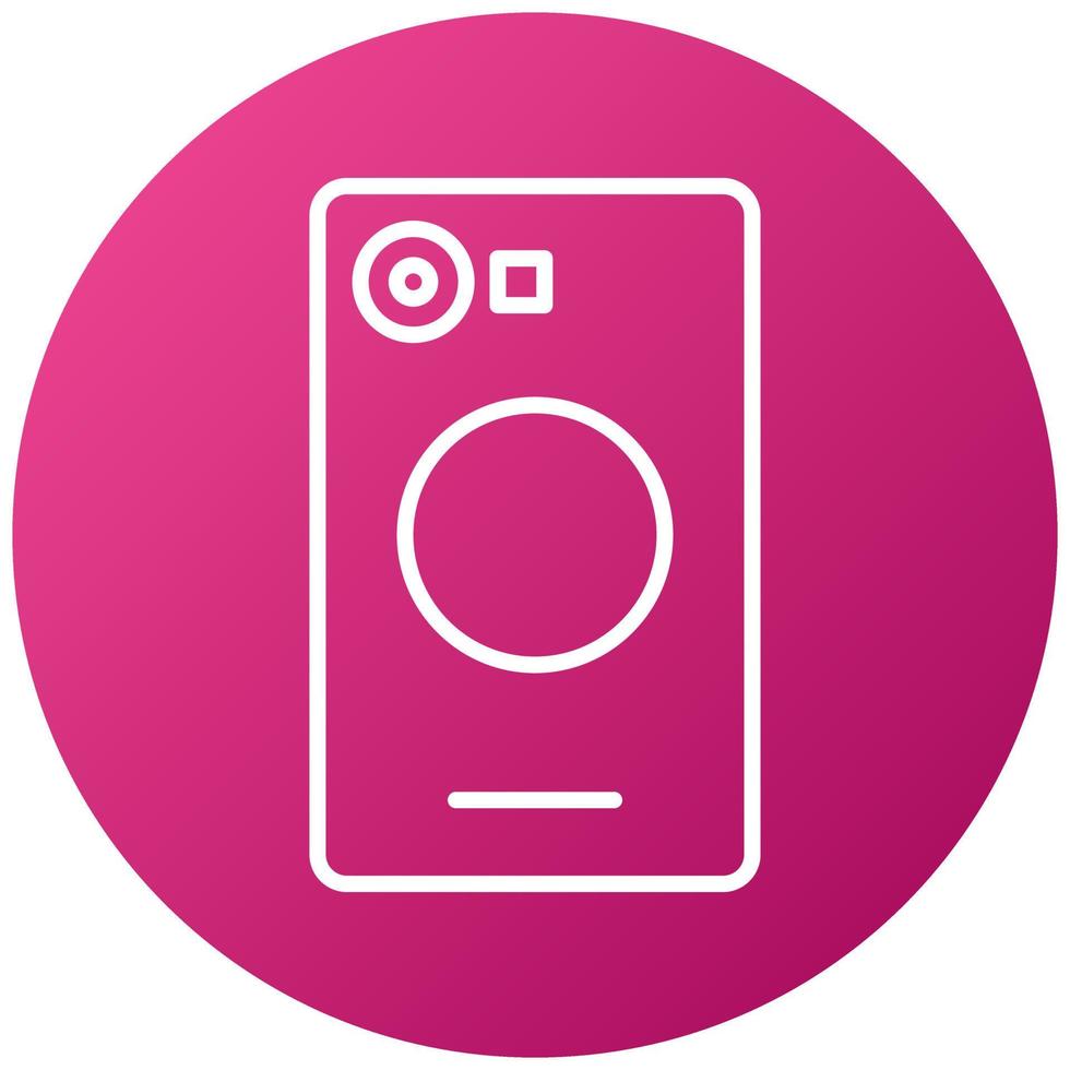 Smartphone Camera Icon Style vector