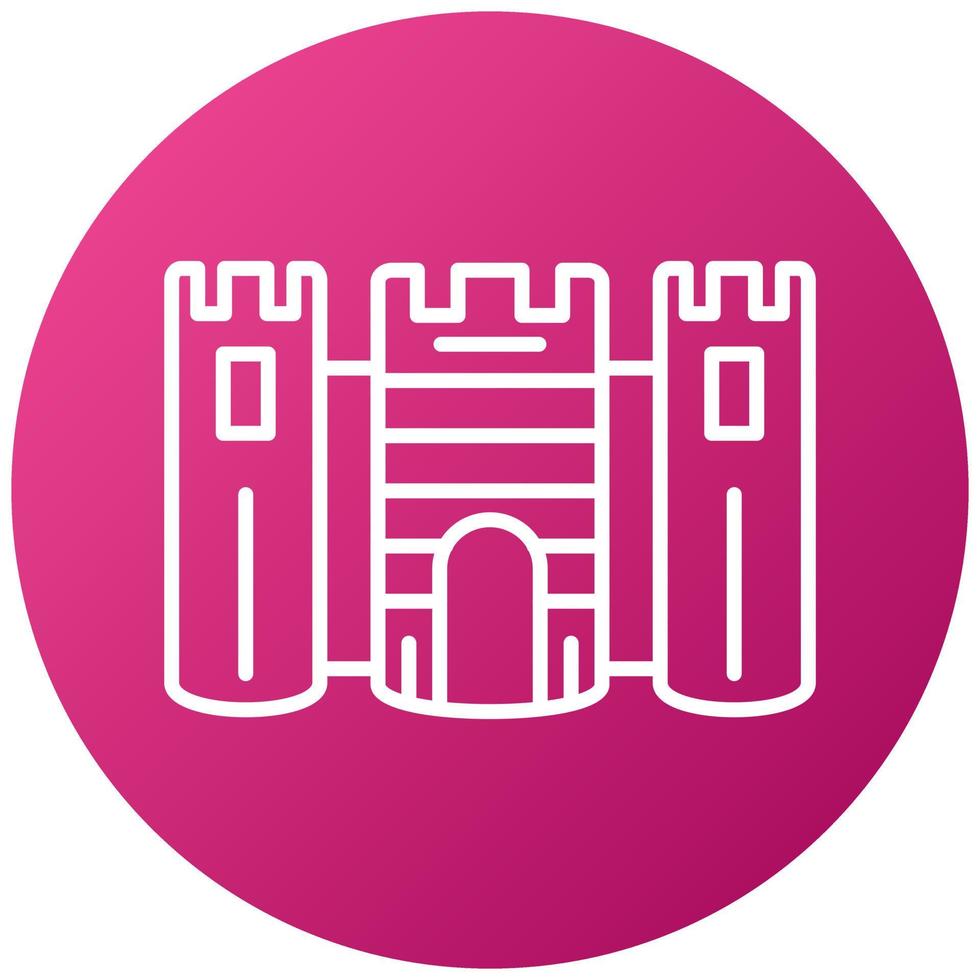 Castle Icon Style vector