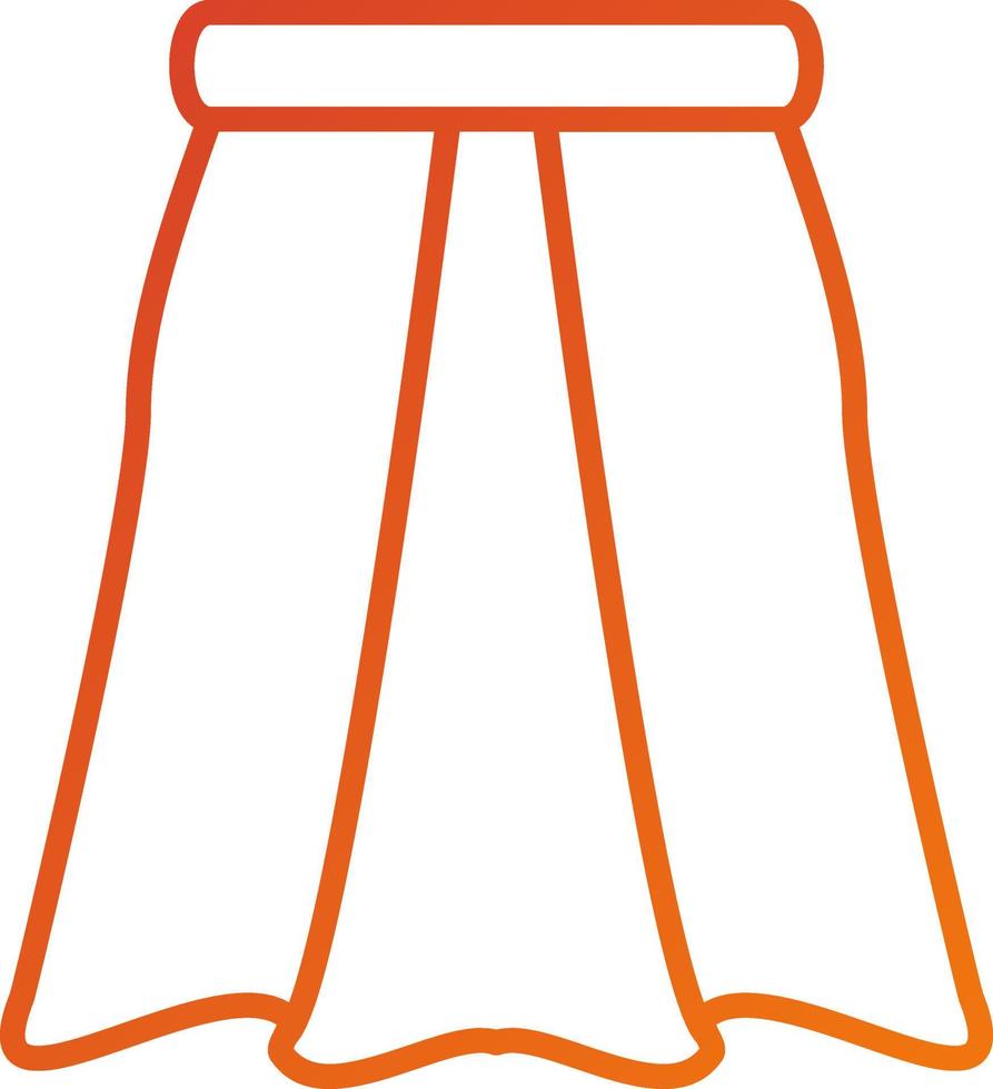 Skirt Icon Style vector