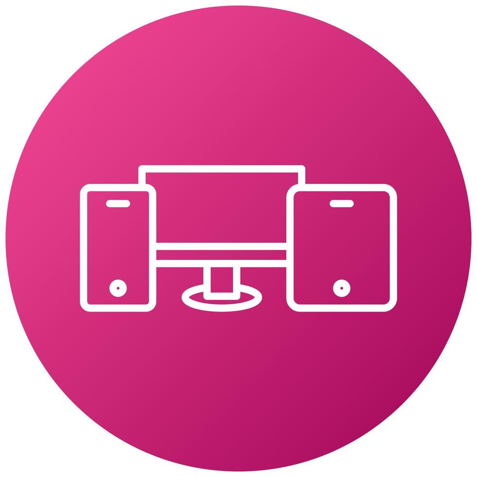 Responsive Design Icon Style vector