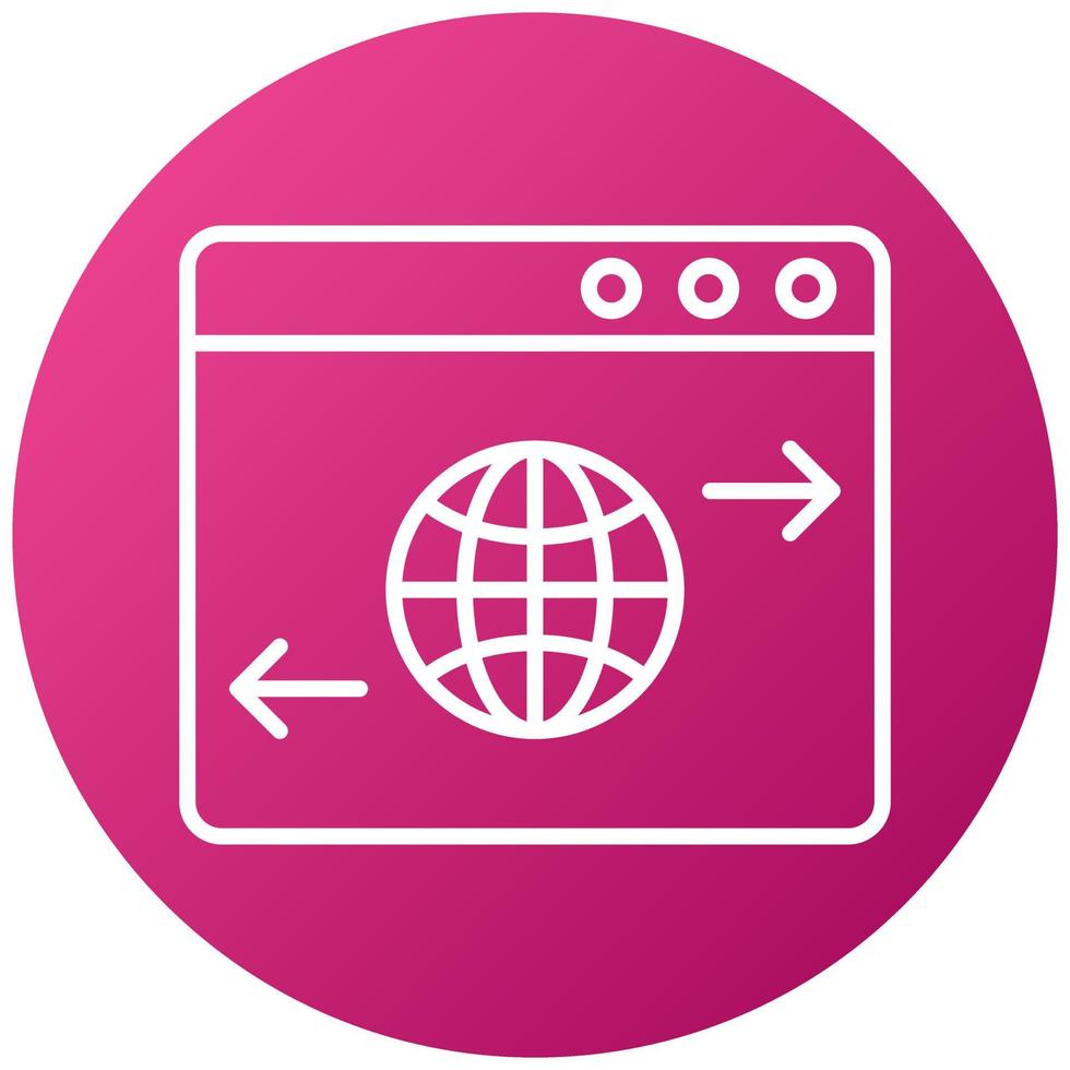 Website Traffic Icon Style vector