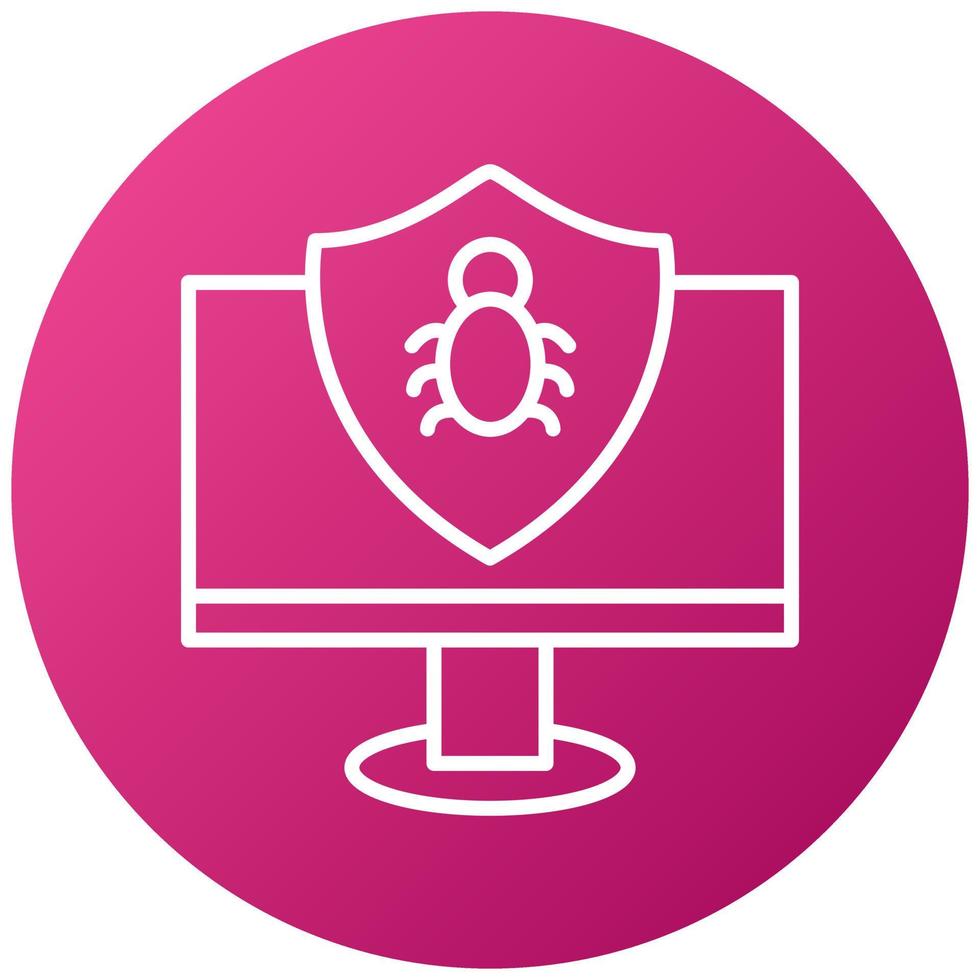 Antivirus Icon Style vector
