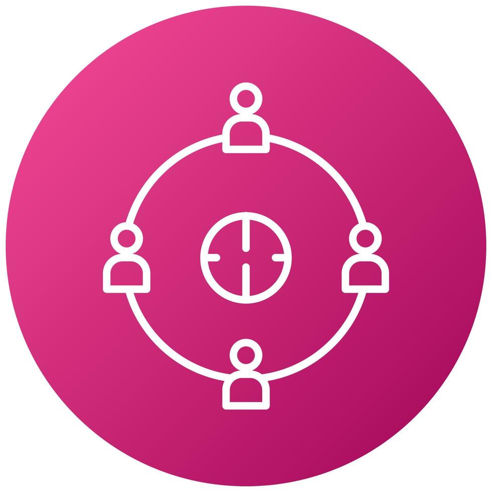 User Connection Icon Style vector