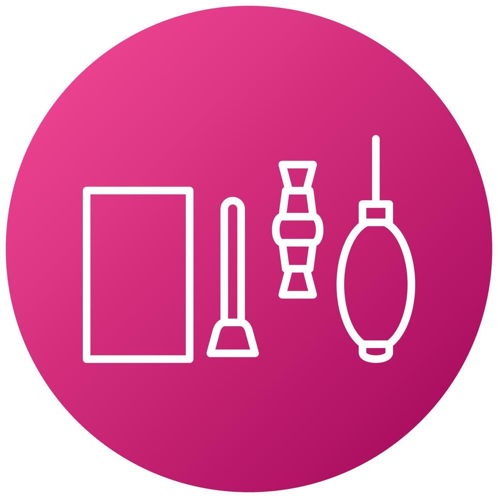 Cleaning Camera Icon Style vector