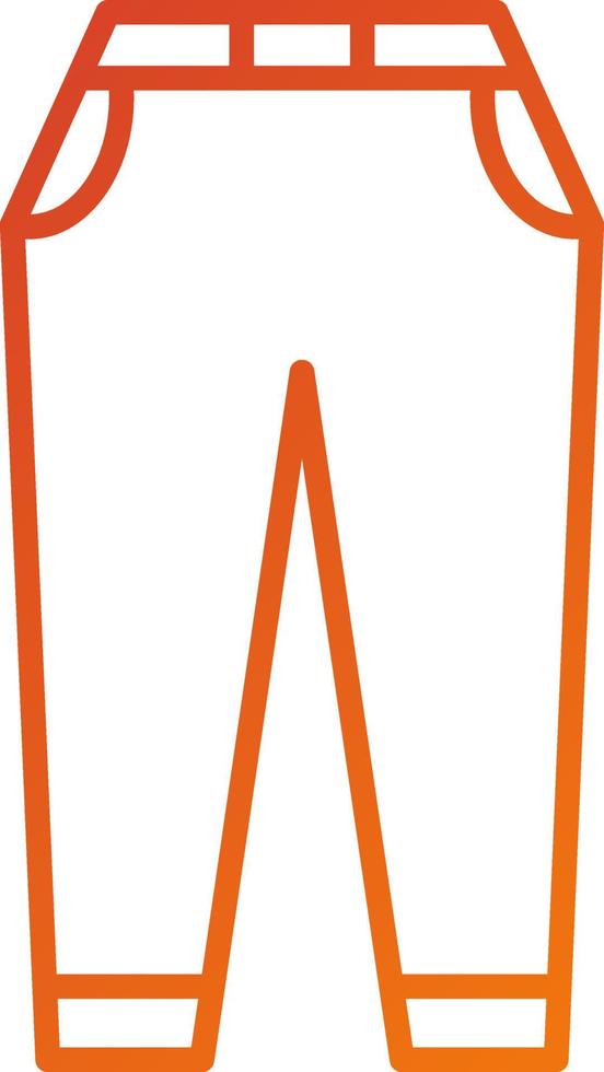 Pants Icon Style vector