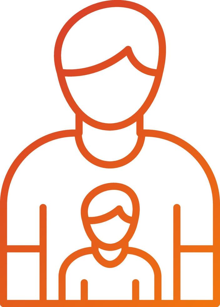 Model Male Icon Style vector