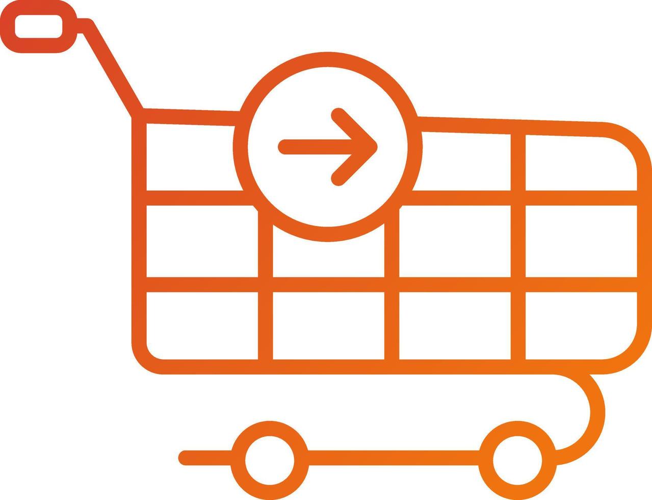 Continue Shopping Icon Style vector