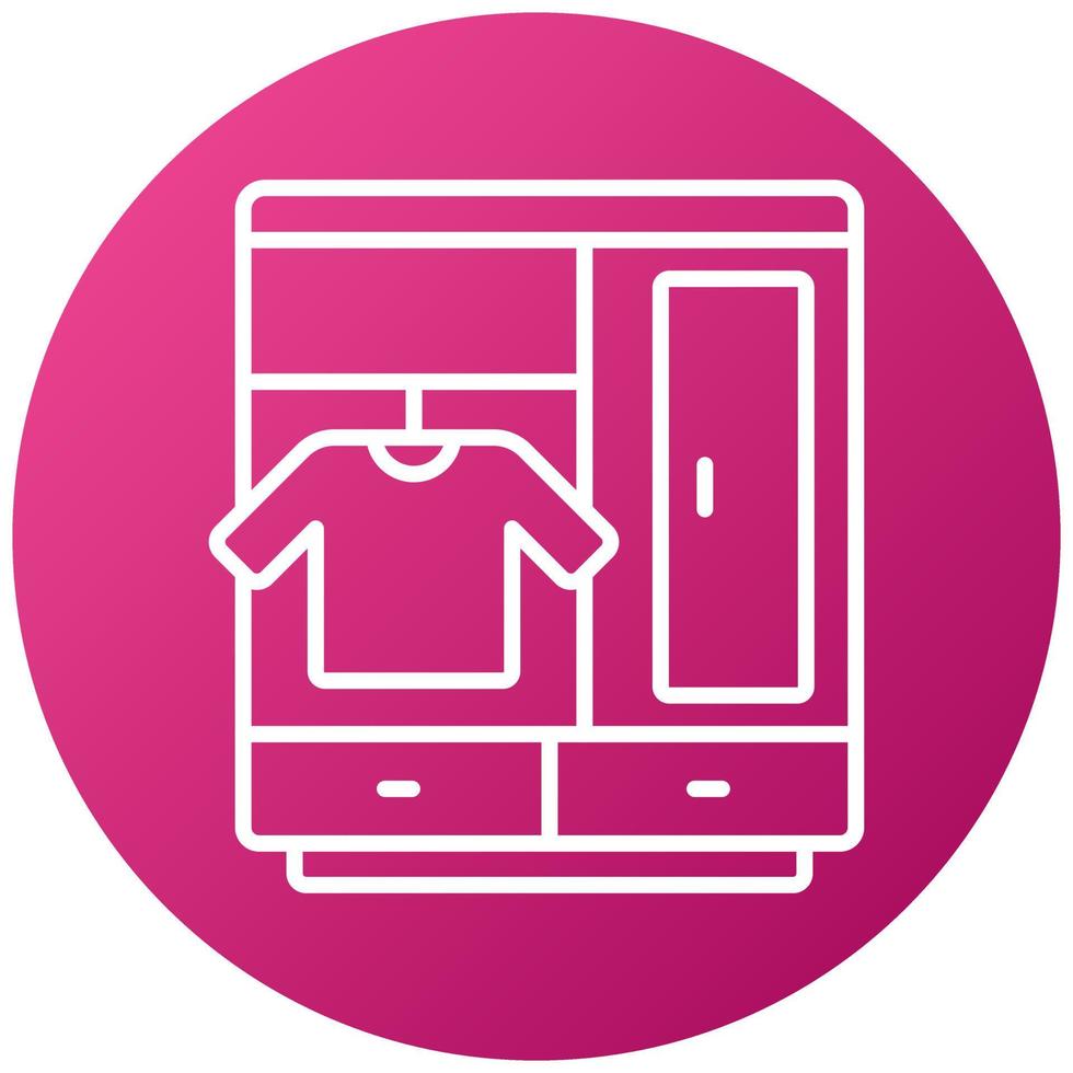 Wardrobe Icon Style vector