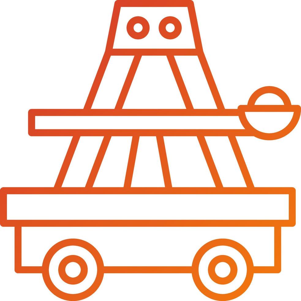 Catapult Icon Style vector