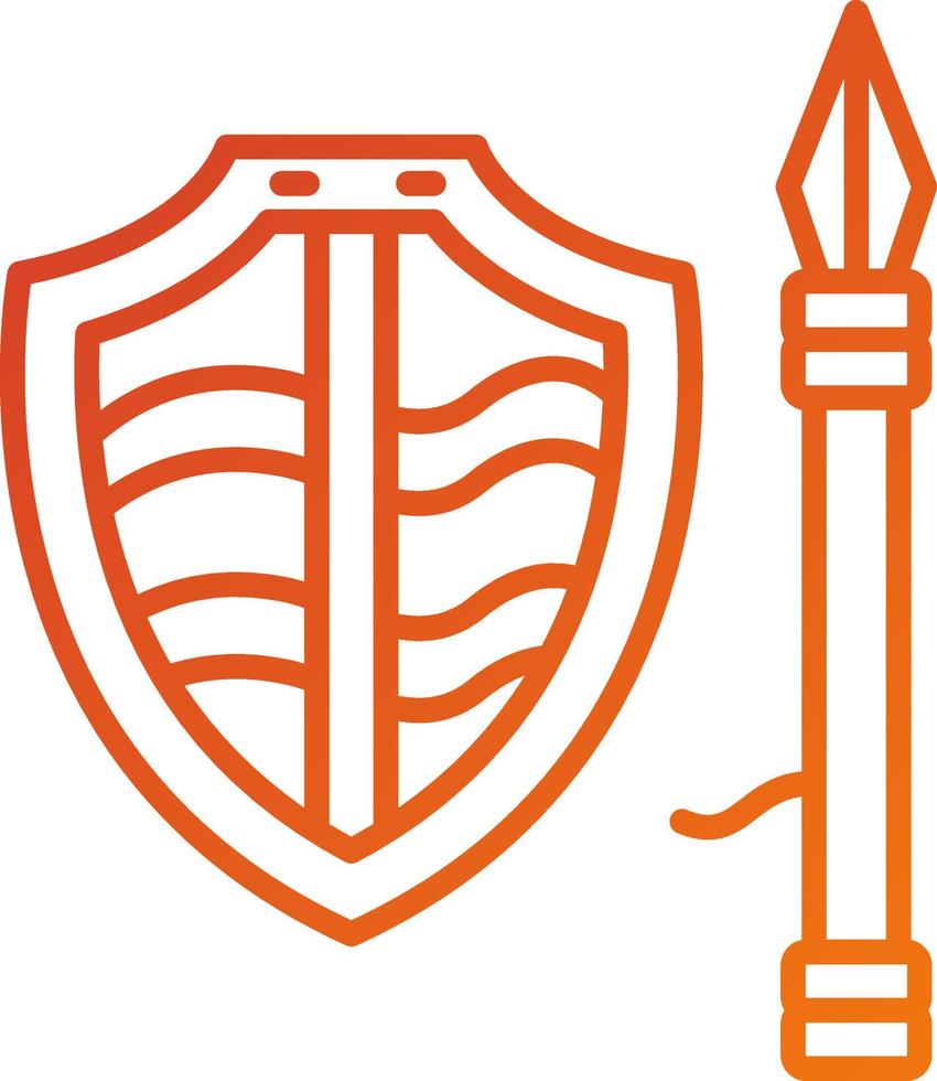 Spear Icon Style vector