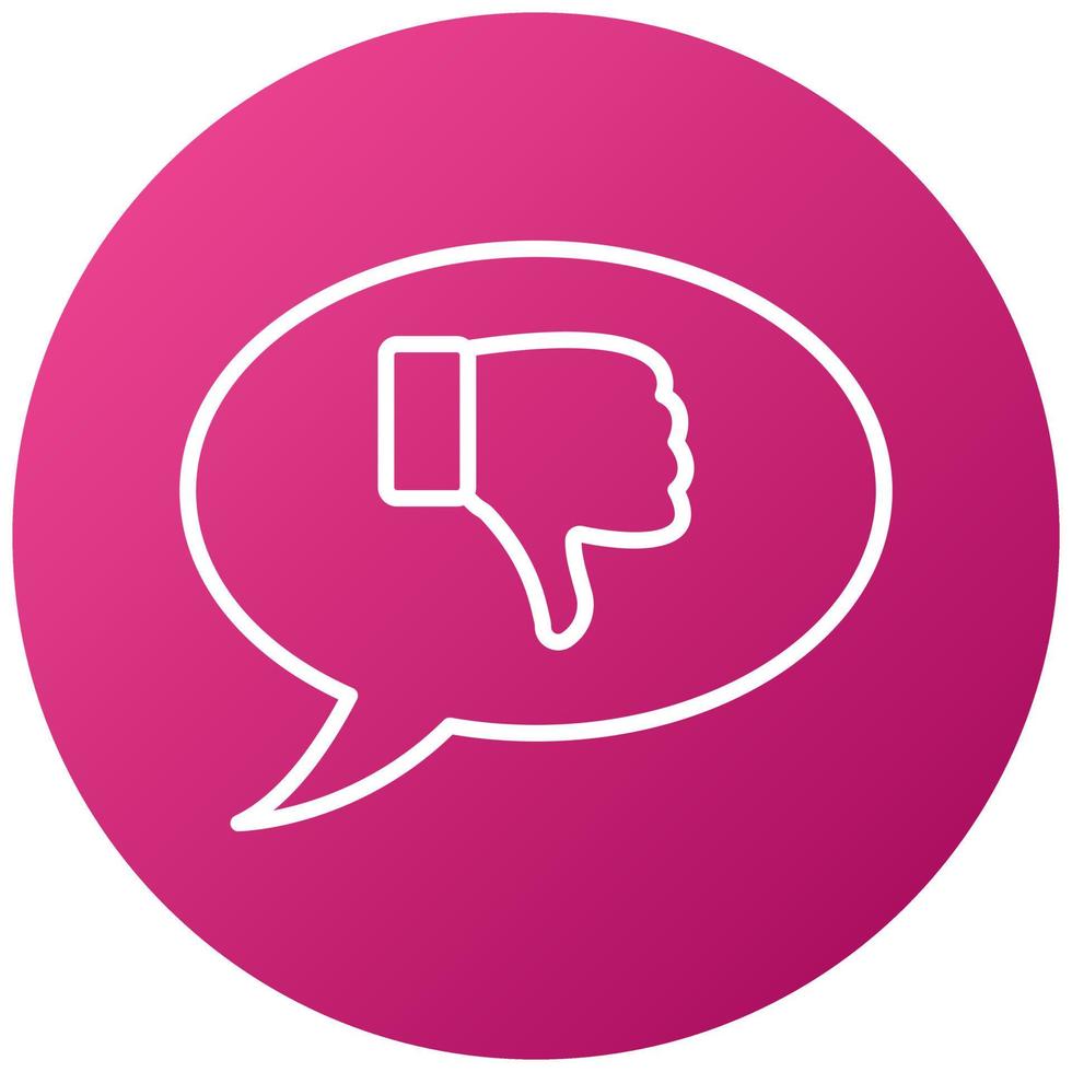 Criticism Icon Style vector