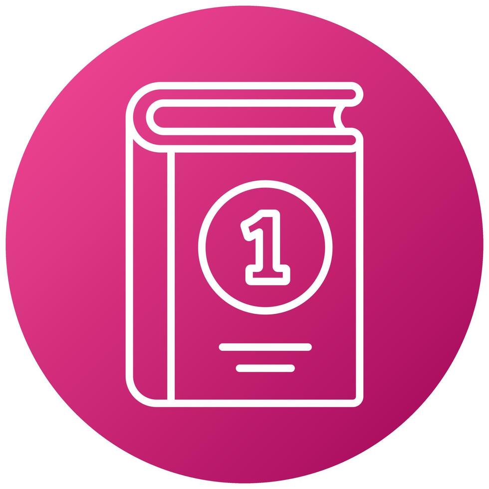 First Edition Icon Style 21529252 Vector Art at Vecteezy
