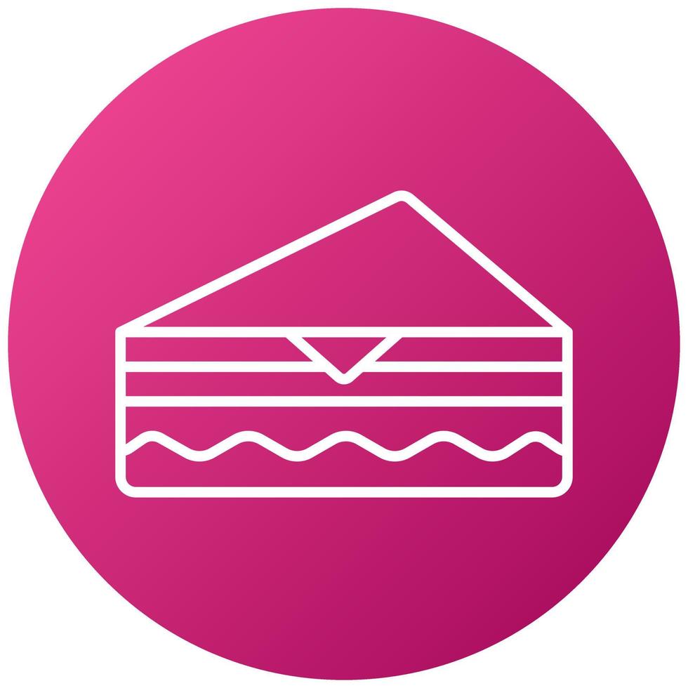 Deli Style Sandwich Icon Style vector