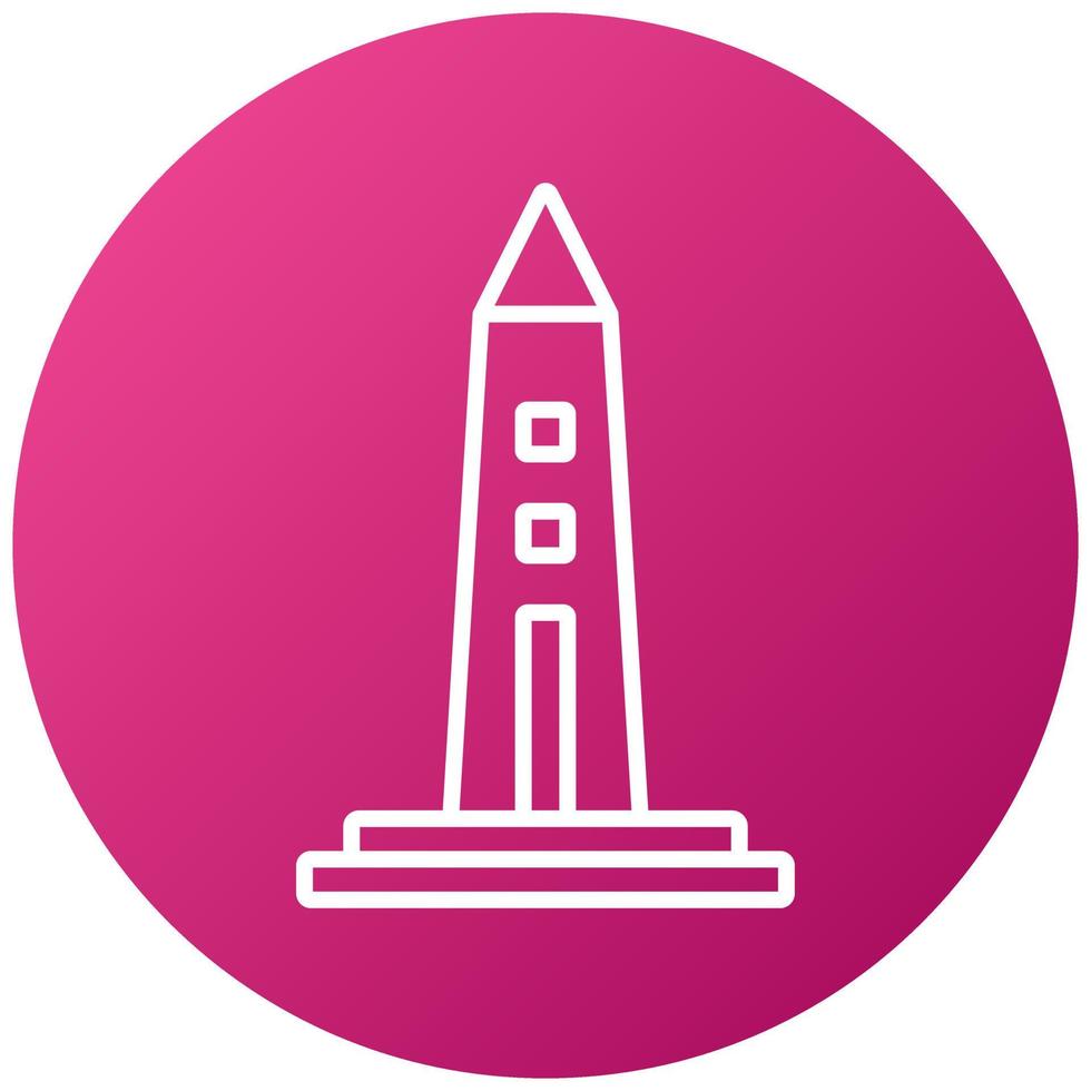 Obelisk Icon Style vector