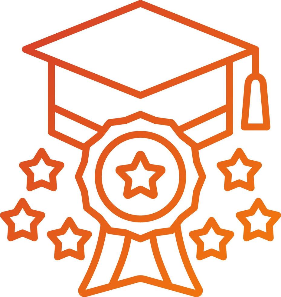 Scholarship Icon Style vector