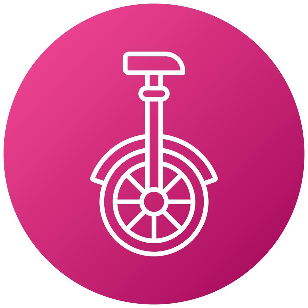 Monocycle Icon Style vector