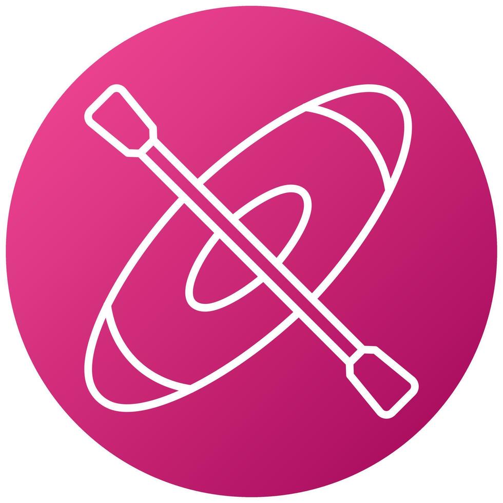 Kayak Icon Style vector
