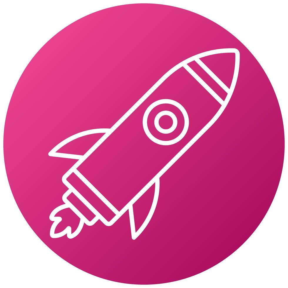 Rocket Icon Style vector