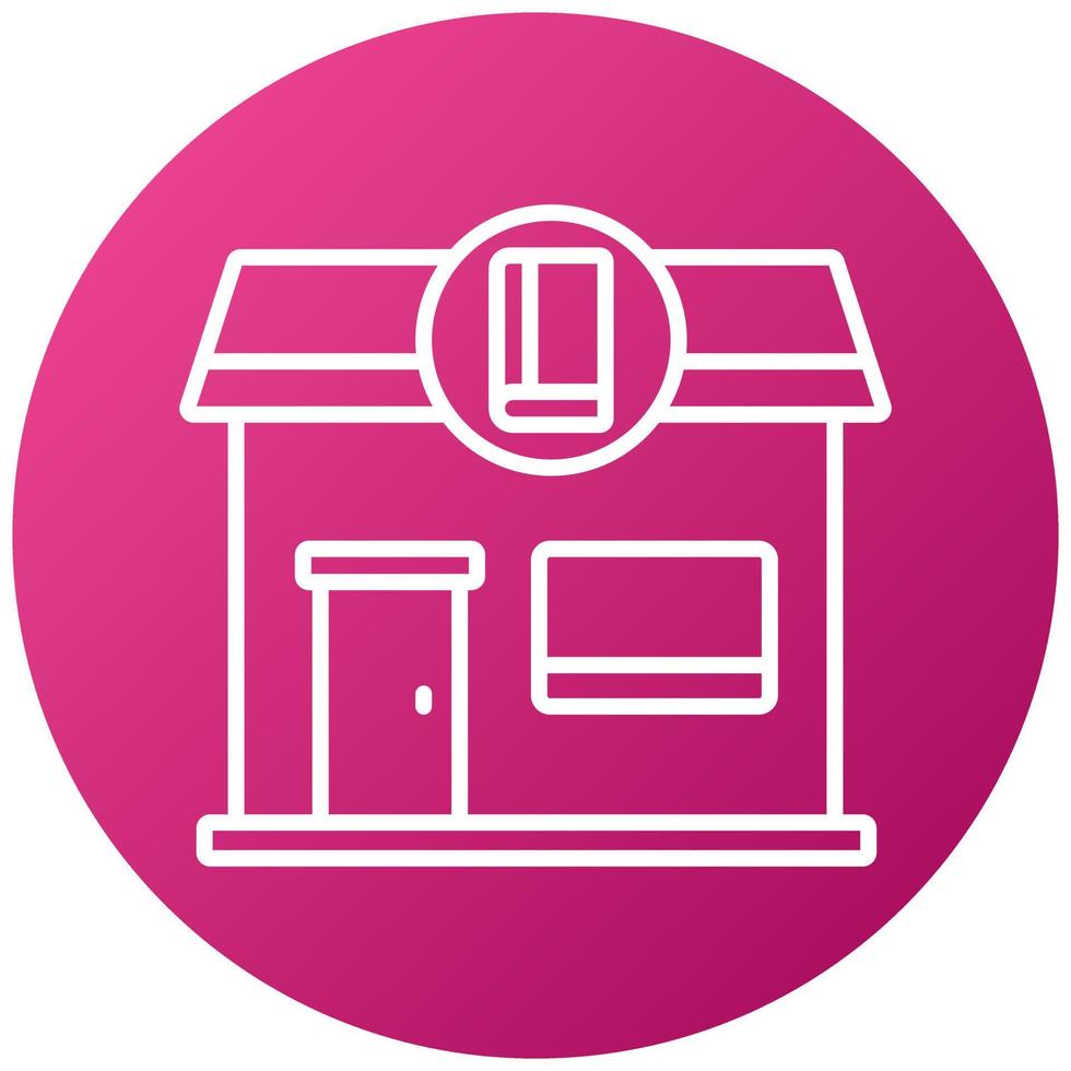 Book Store Icon Style vector
