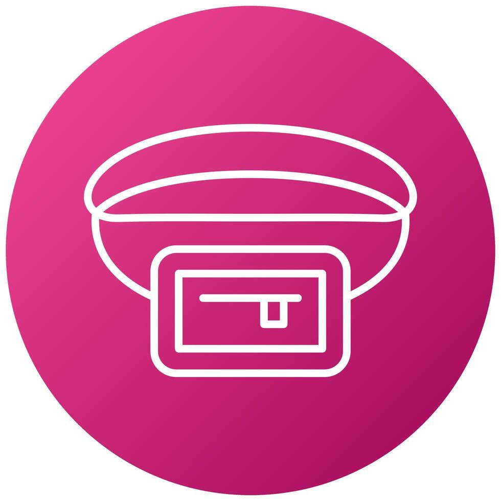 Waist Bag Icon Style vector