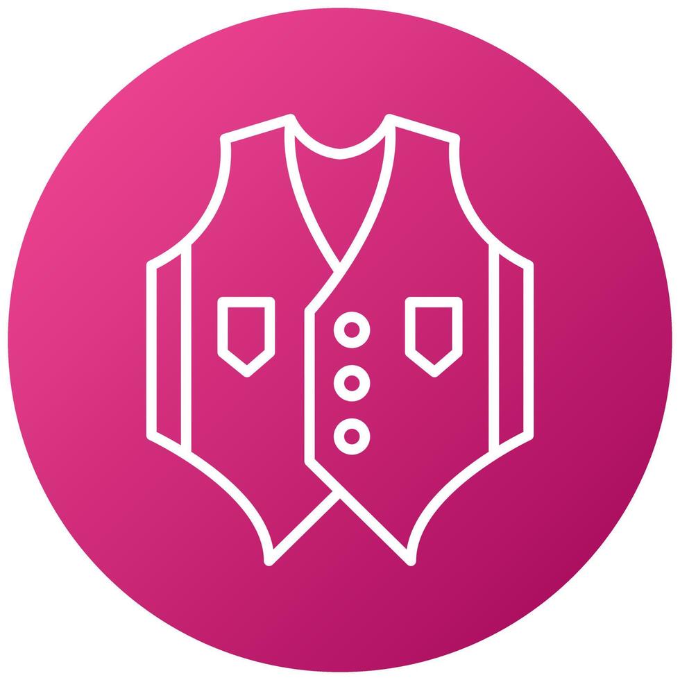 Vest Icon Style vector