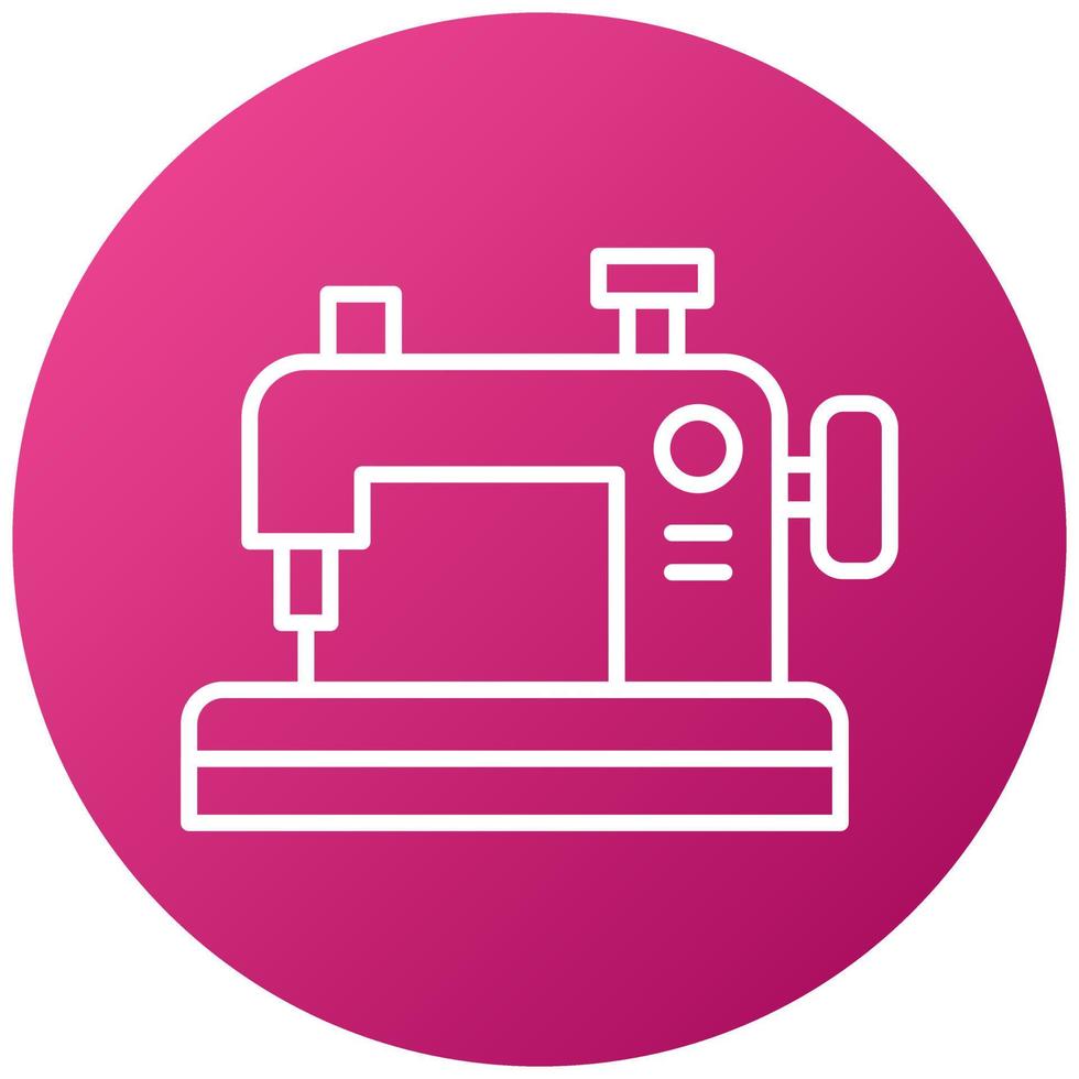 Sewing Machine Icon Style vector