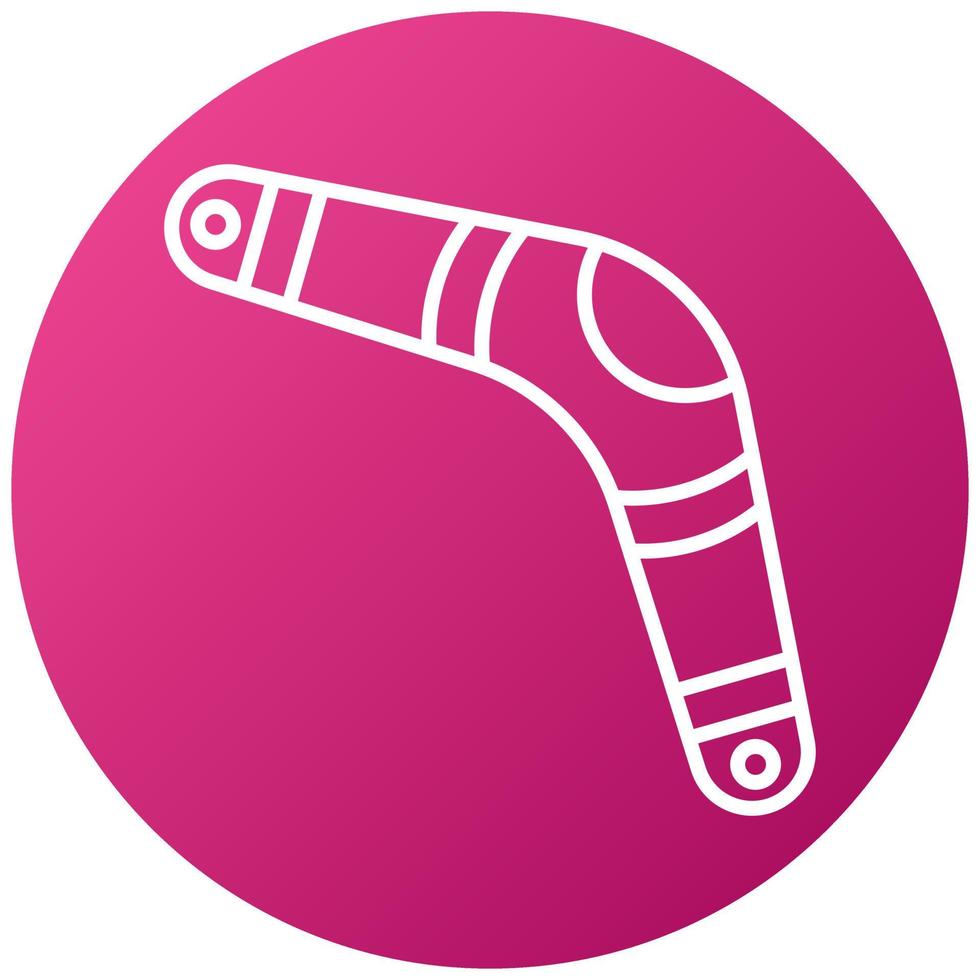 Boomerang Icon Style vector
