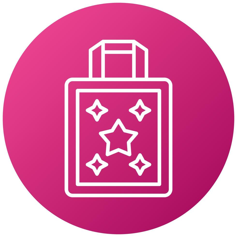 Totebag Icon Style vector
