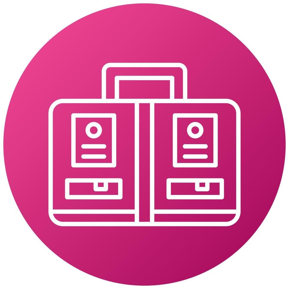 Luggage Icon Style vector