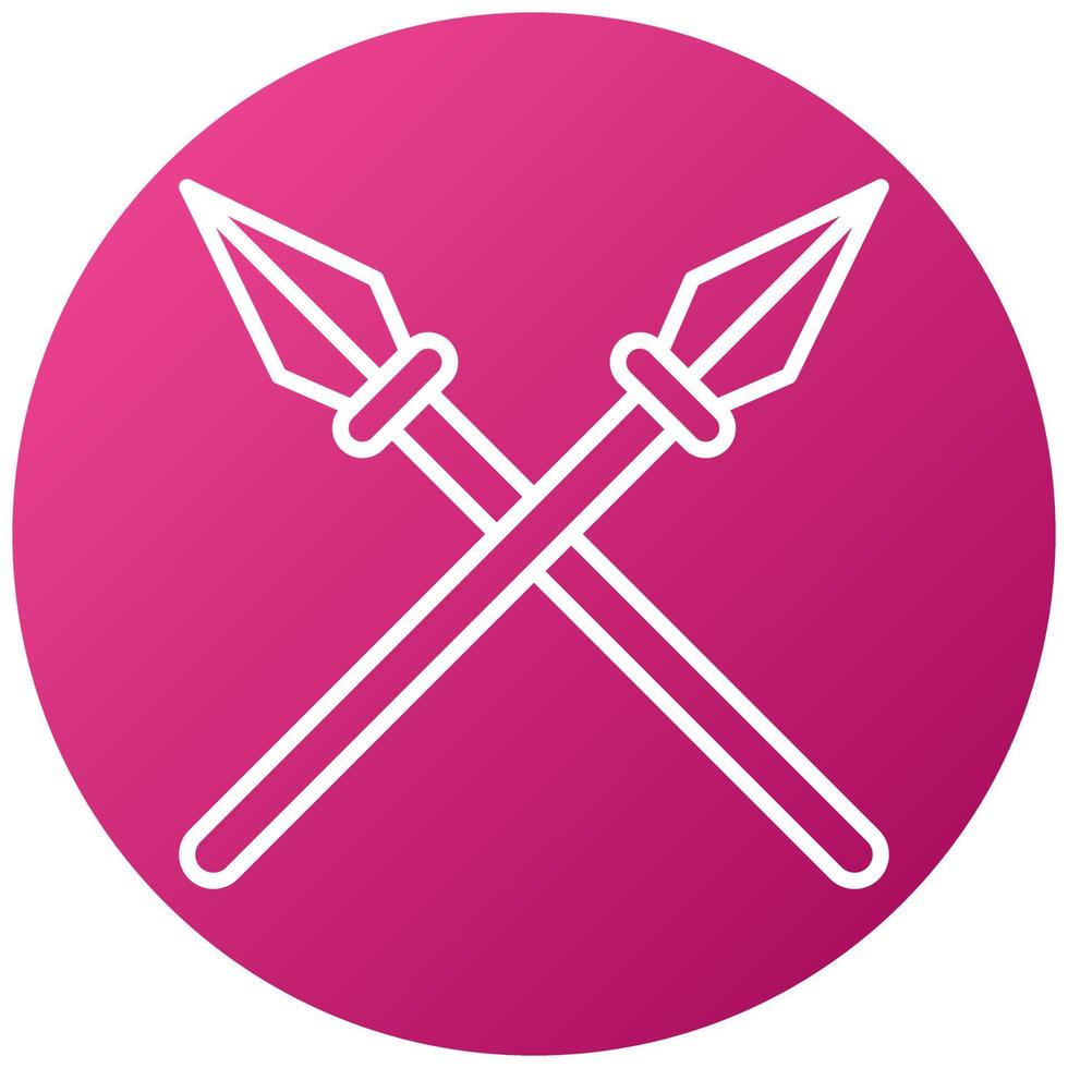 Spear Icon Style vector